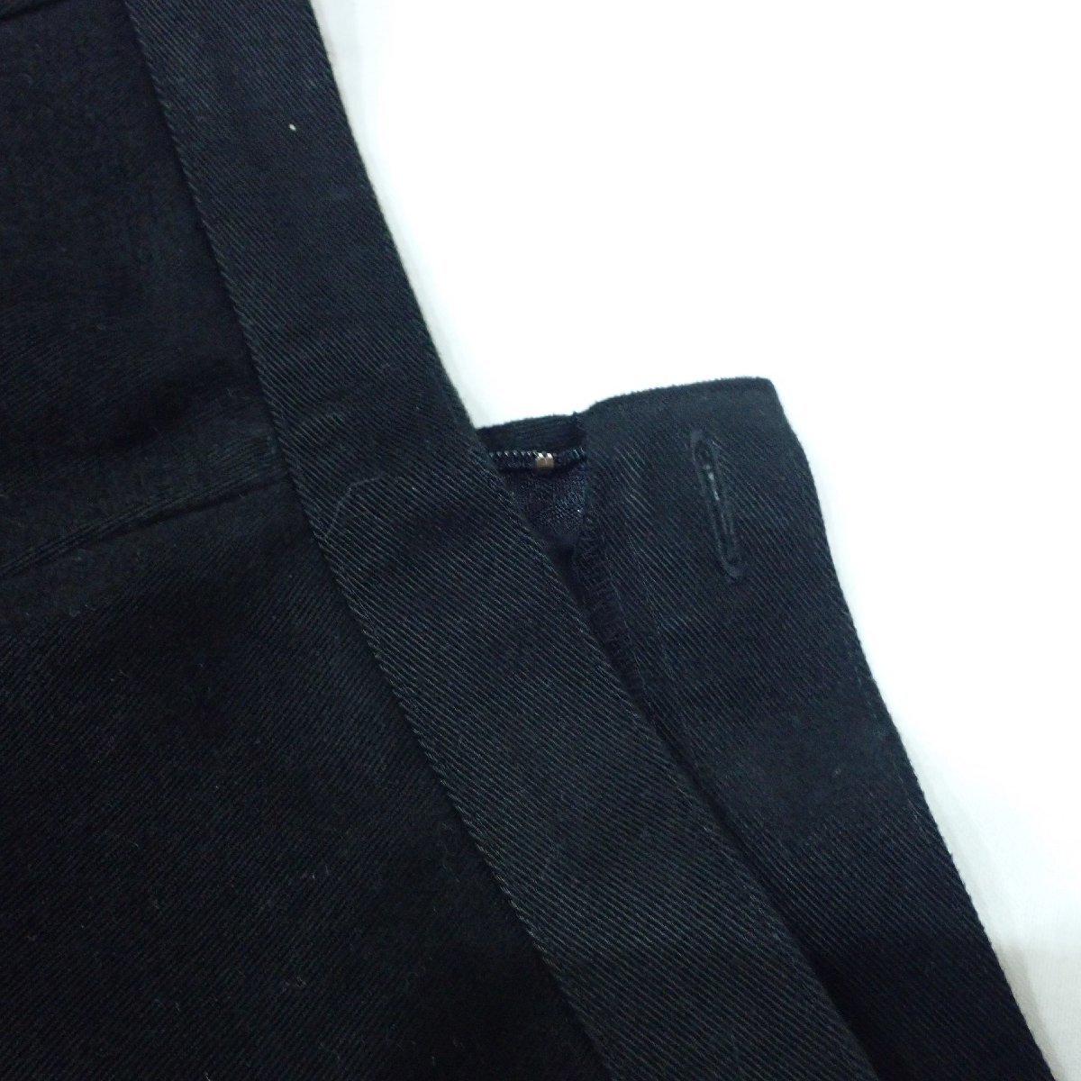 A540 美品 agnes b. アニエスべー ロングスカート 38サイズ M相当 ブラック系 コットン100% PARIS 日本製 フレアースカート 綿 古着_画像6