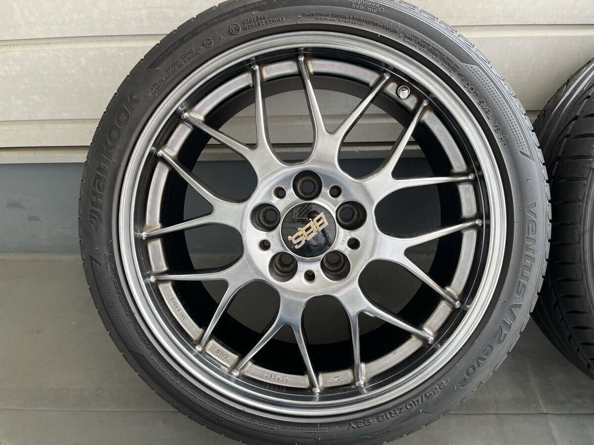 BBS RG-R（ダイヤモンドブラック）RG791 5H-112 8J +50 225/40R18 タイヤホイール4本セット　_画像2