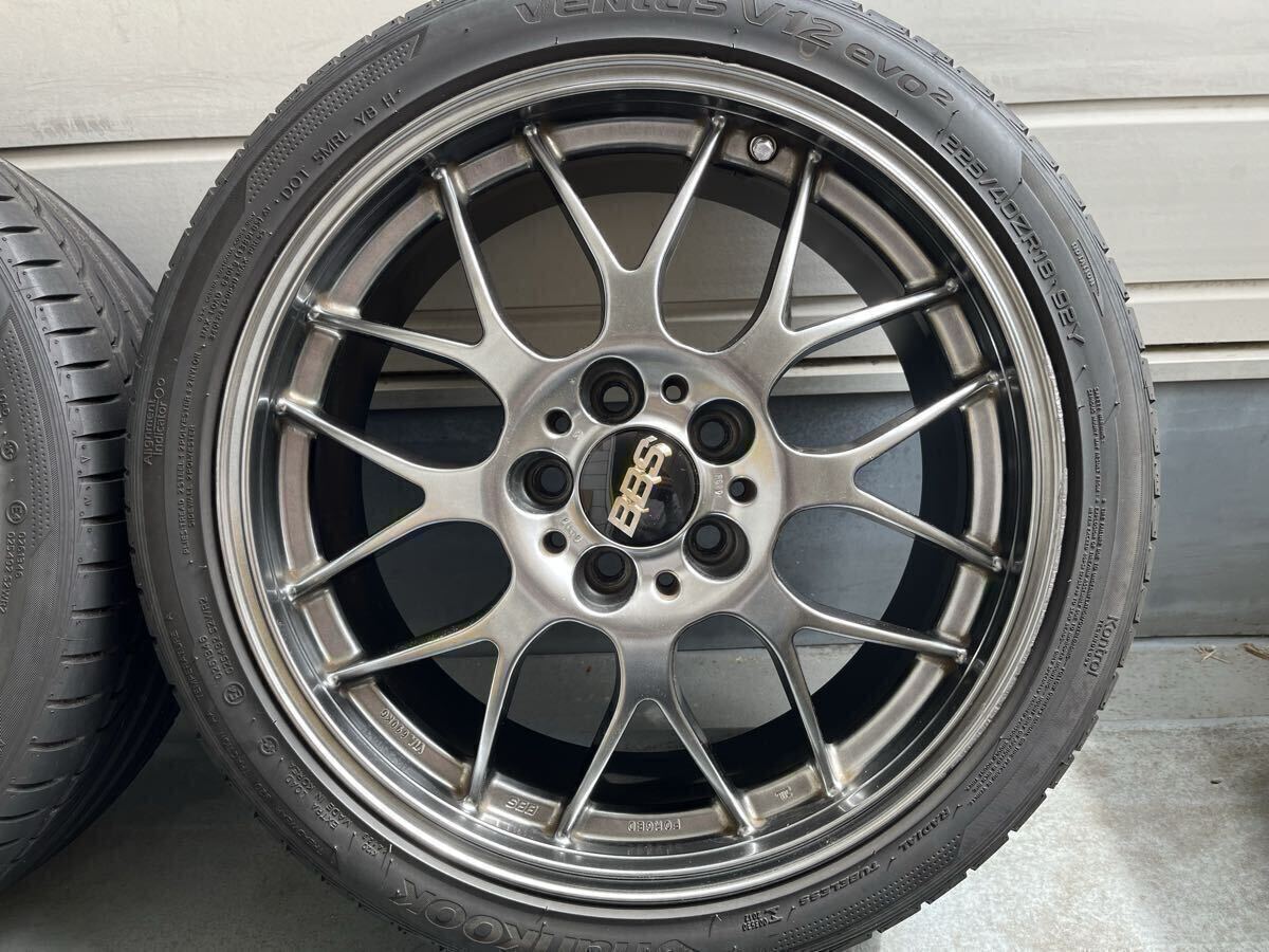 BBS RG-R（ダイヤモンドブラック）RG791 5H-112 8J +50 225/40R18 タイヤホイール4本セット　_画像5