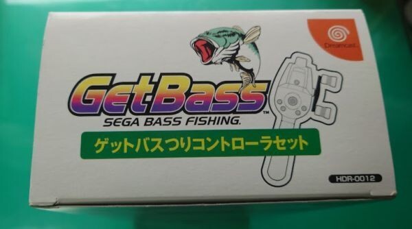 美品 希少 DC ゲットバス つりコントローラー セット HDR-0012 ドリームキャスト Dreamcast セガ SEGA 箱説付