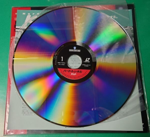 LD твердый *tou* cut Hard to Kill Stephen *se девушка западное кино фильм лазерный диск с лентой