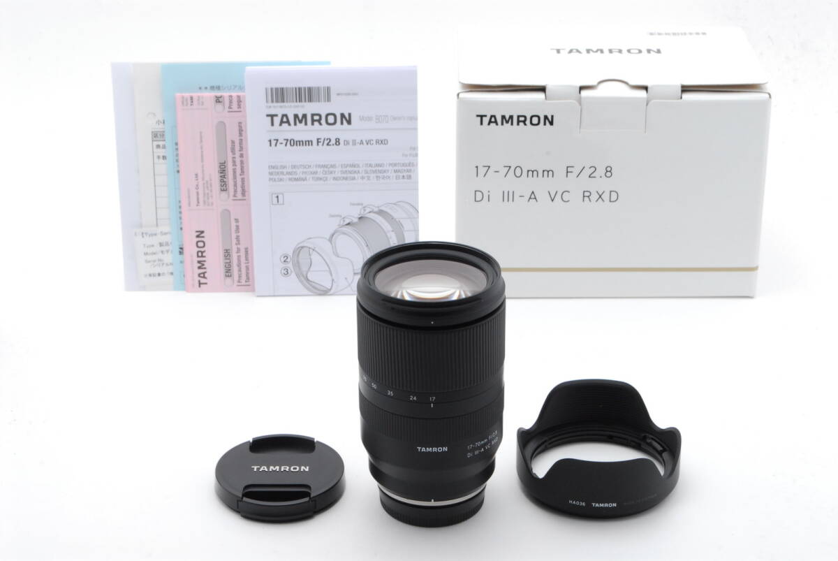 未使用新品 TAMRON レンズ 17-70mm F/2.8 Di III-A VC RXD (Model B070) [フジフイルム用]_画像1