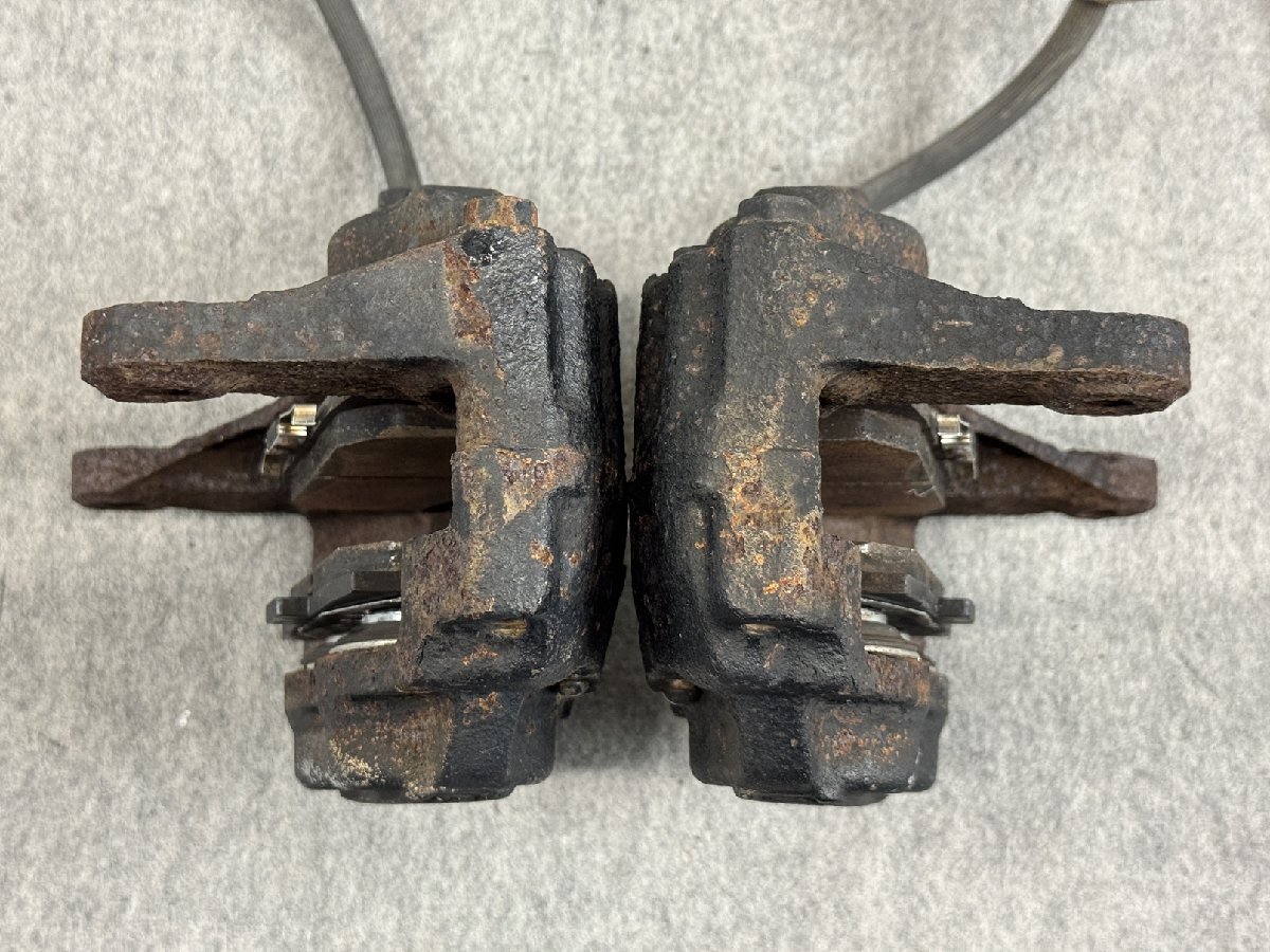 GDA インプレッサ WRX C型 純正 4POT フロント ブレーキキャリパー 左右セット (V4517)_画像6