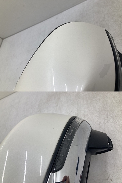  трещин нет работа OK '18 год JEEP M624 Jeep Compass ограниченный оригинальный левое зеркало на двери 5P+6P RW6 white pearl серия (V1552)