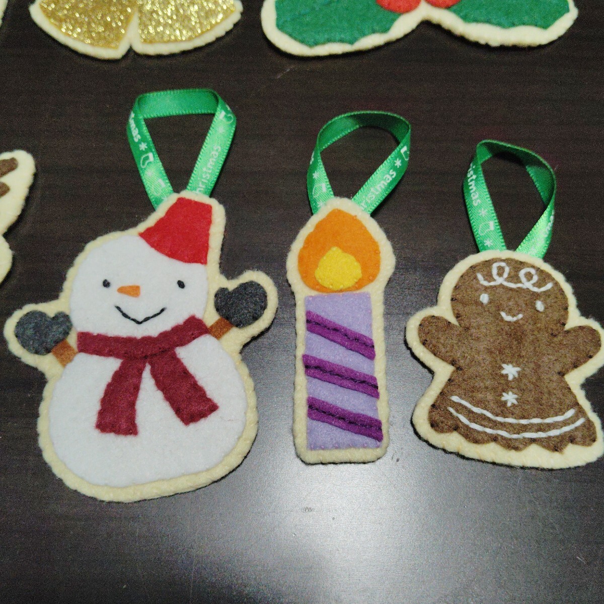 A　クリスマス フェルト 壁飾り オーナメント　サンタ　トナカイ_画像3