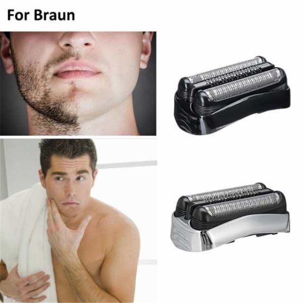 即決…新品 ブラウン BRAUN シリーズ3 シェーバー ヘッド 髭剃り 替刃 替え刃 互換 F/C 21B 21S シリーズ3 シルバー Z142
