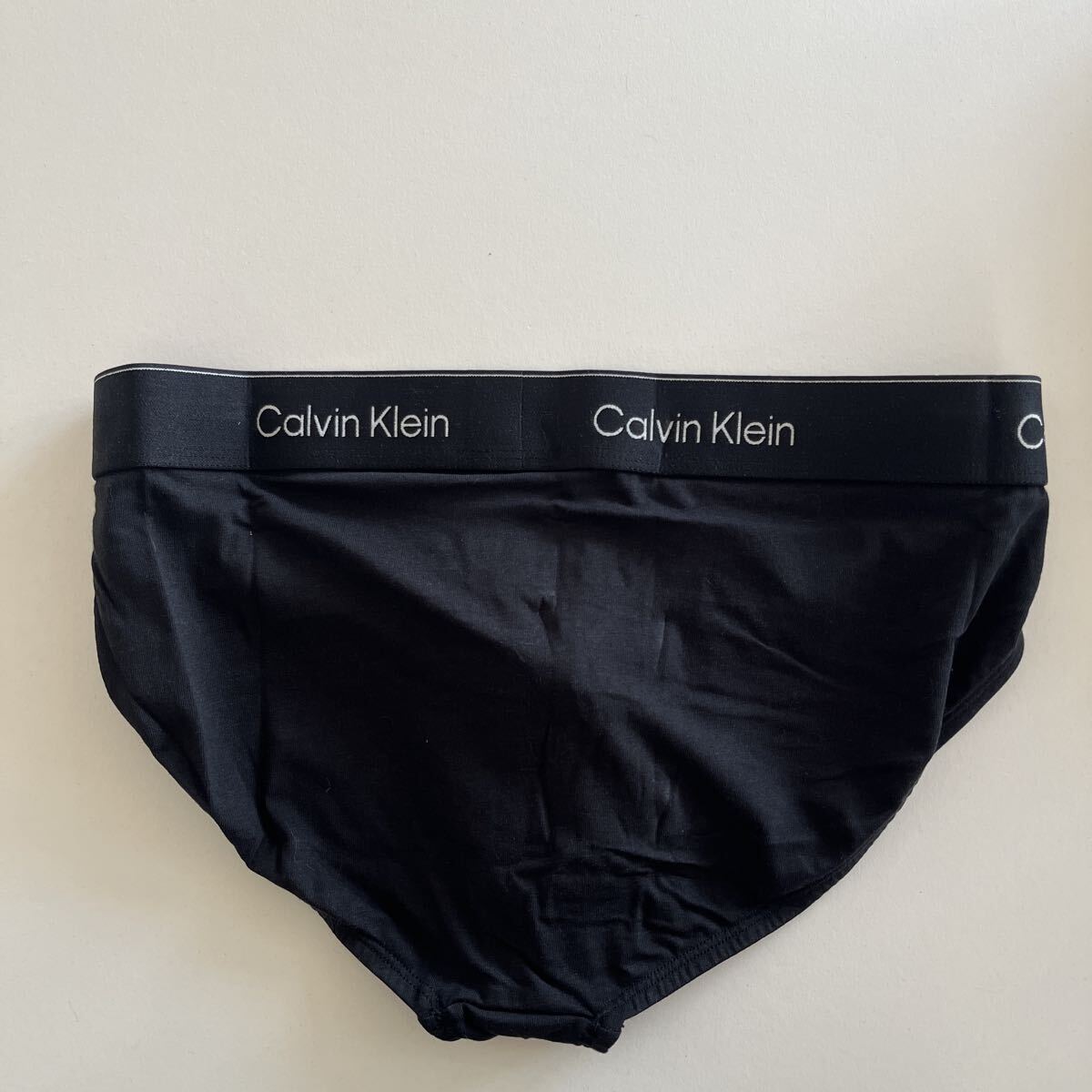 Calvin klein カルバンクライン メンズビキニ　L(M) 黒　ビキニブリーフ　メンズインナー　コットンストレッチ　男性ブリーフ　男性下着_画像5