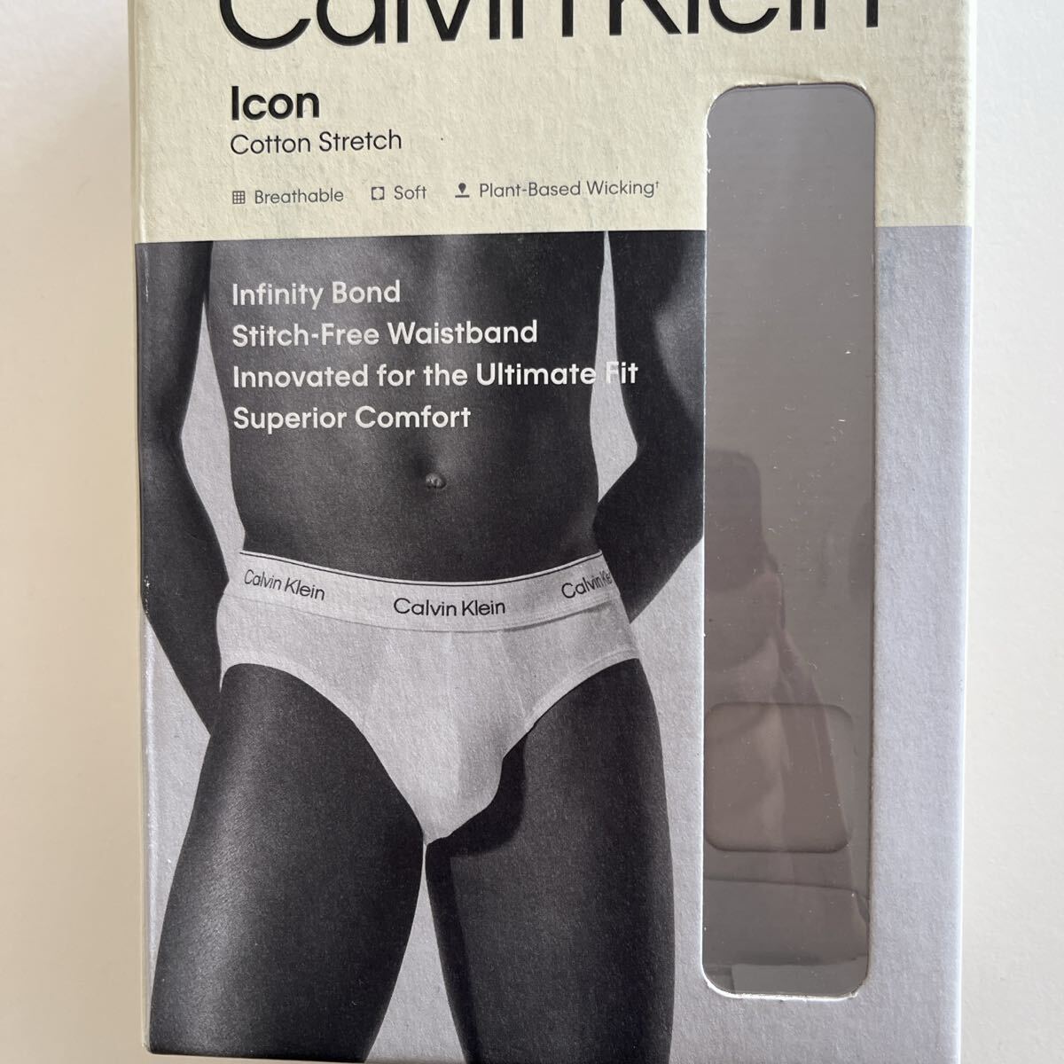Calvin klein カルバンクライン メンズビキニ　L(M) 黒　ビキニブリーフ　メンズインナー　コットンストレッチ　男性ブリーフ　男性下着_画像6