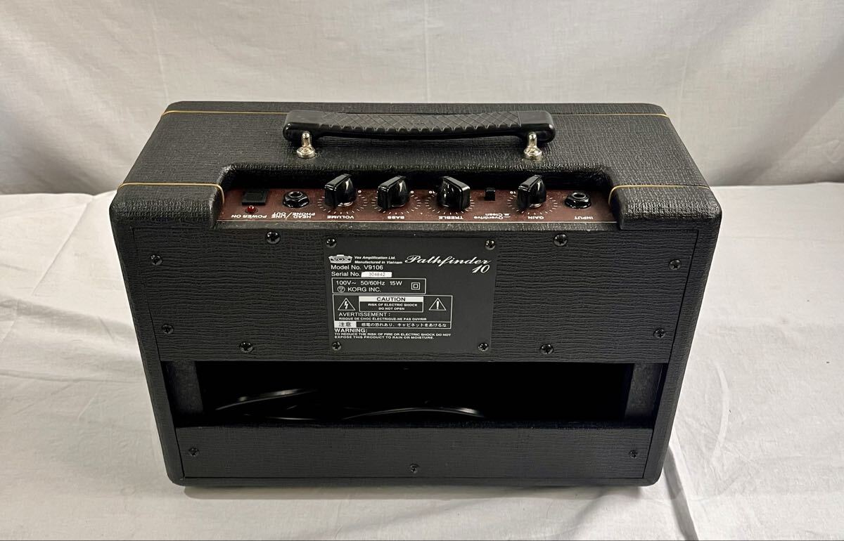 ②【美品】VOX Pathfinder10 V9106 ギターアンプ 10W 元箱付 ケーブル 説明書付　パスファインダー 10 中古アンプ ヴォックス コンボアンプ_画像4