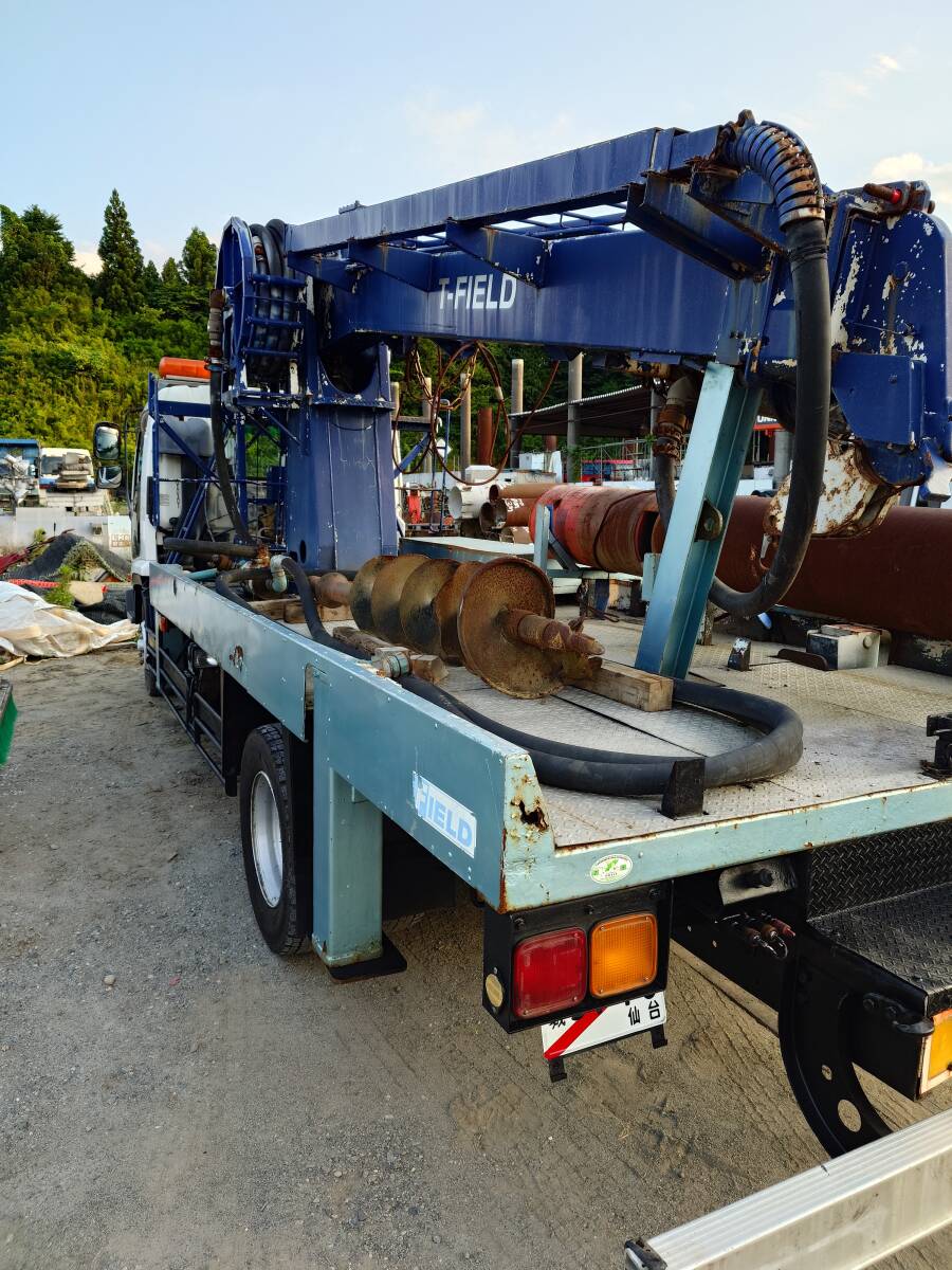 建柱車　穴掘機　エアーハンマーダウンザホール　HOOLE　IN　ONE　φ470_画像1