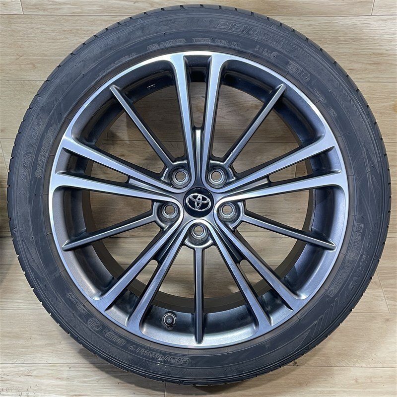 86 純正 7-17+48 5H100 ダンロップ ルマンV 215/45R17 17インチ 4本セット 009_画像2
