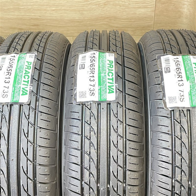2023年製 新品未使用品 PRACTIVA 155/65R13 13インチ タイヤ 4本セット 002R_画像9