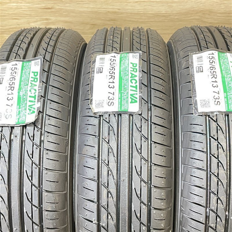 2023年製 新品未使用品 PRACTIVA 155/65R13 13インチ タイヤ 4本セット 002R_画像8