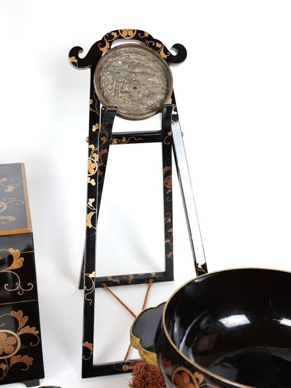 【12205】明治期　六曜紋入り　大名道具　化粧道具　一式（初品・買取品）_画像5