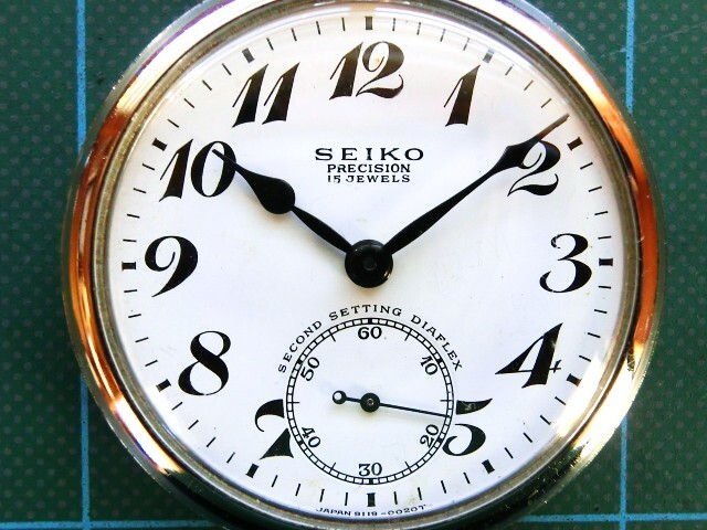 ♪SEIKO　セイコー懐中時計　15石　手巻き　19セイコー_画像2