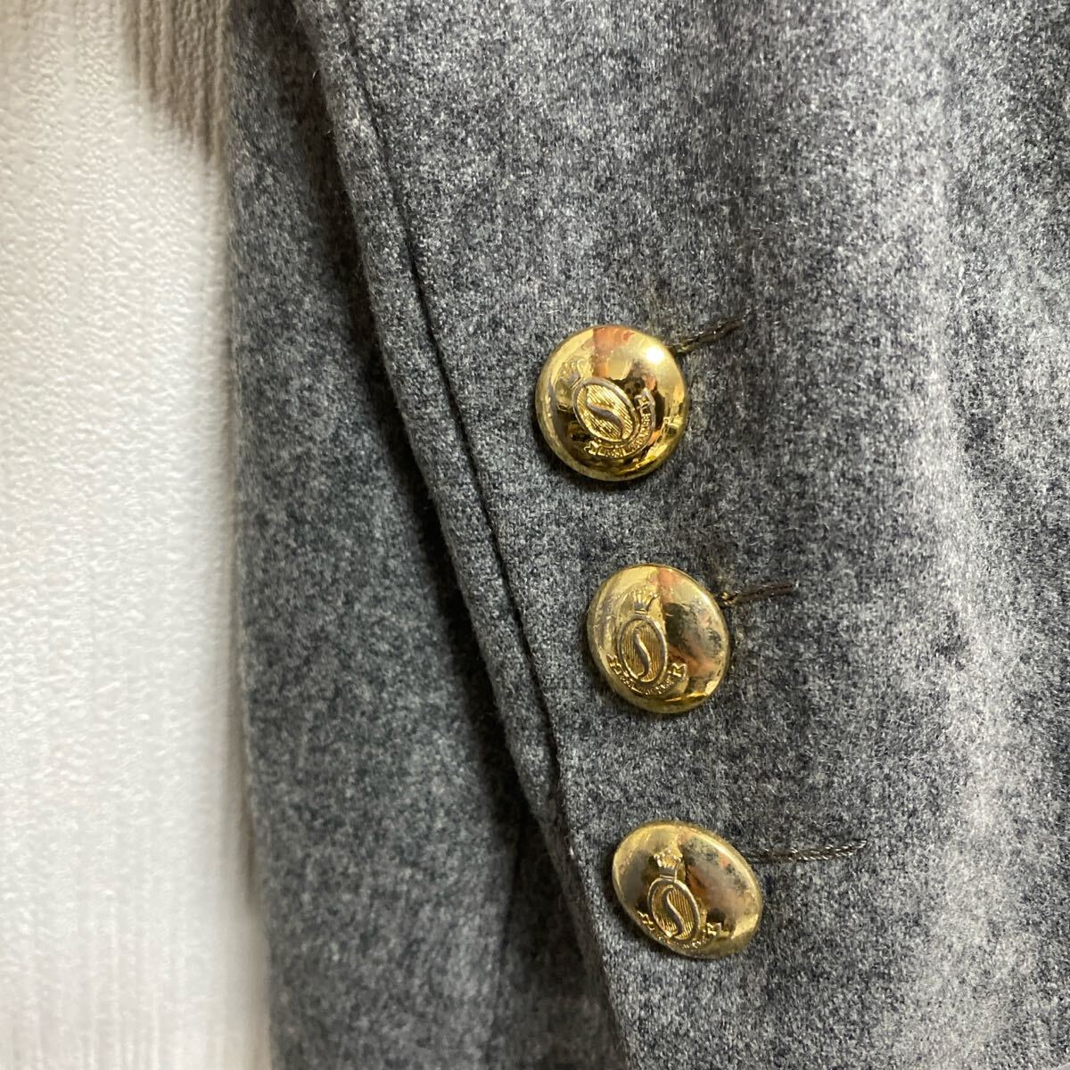 コージワタナベ スティル ヴィンテージ ウール ダブル ジャケット ブレザー KOJI WATANABE STYLE サイズフリー_画像5