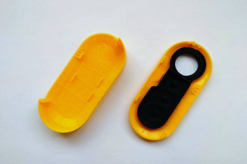 アバルト / フィアット ABARTH FIAT 500 595 695 キーカバー イエロー ハードタイプ_画像8