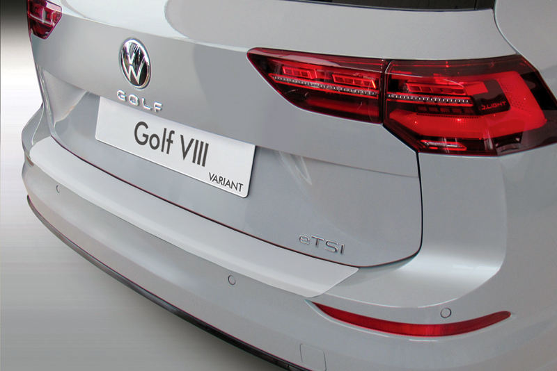 VW ゴルフ8 バリアント GOLF8 RGM リアバンパープロテクタートランクガード・シルバー Variant_画像6
