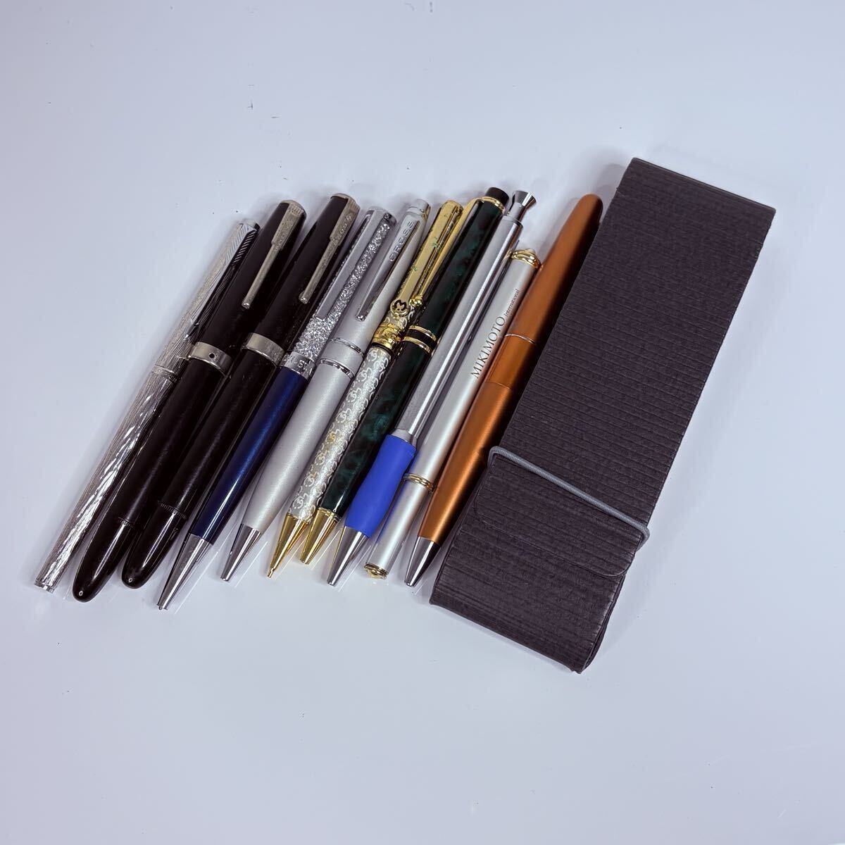 PARKER SWAROVSKI PILOT CROSS 他 万年筆 & ボールペン 計10本_画像1