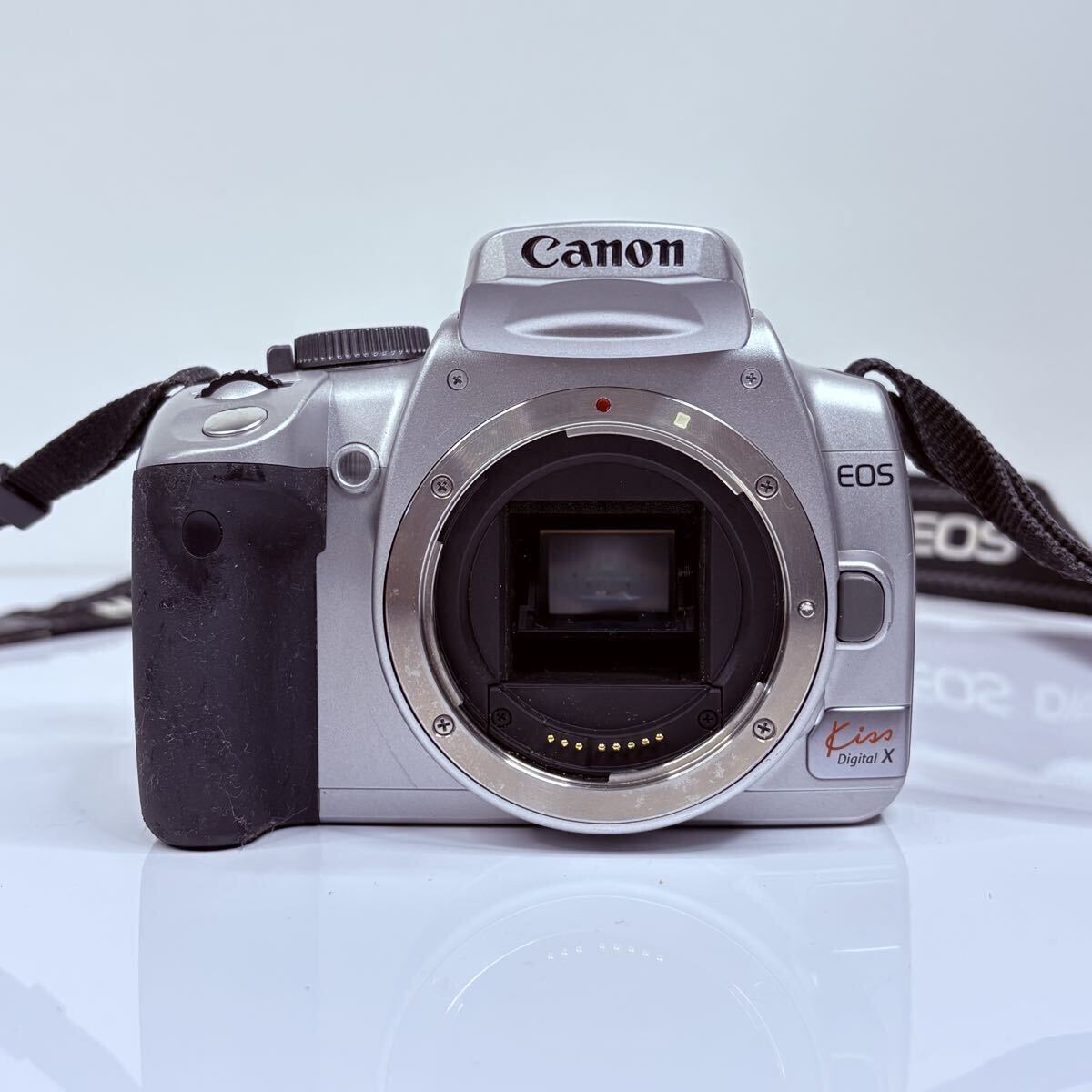 Canon キャノン EOS Kiss Digital X レンズ EF-S 18-55mm f 3.5-5.6 II USM シャッター & フラッシュOK_画像8