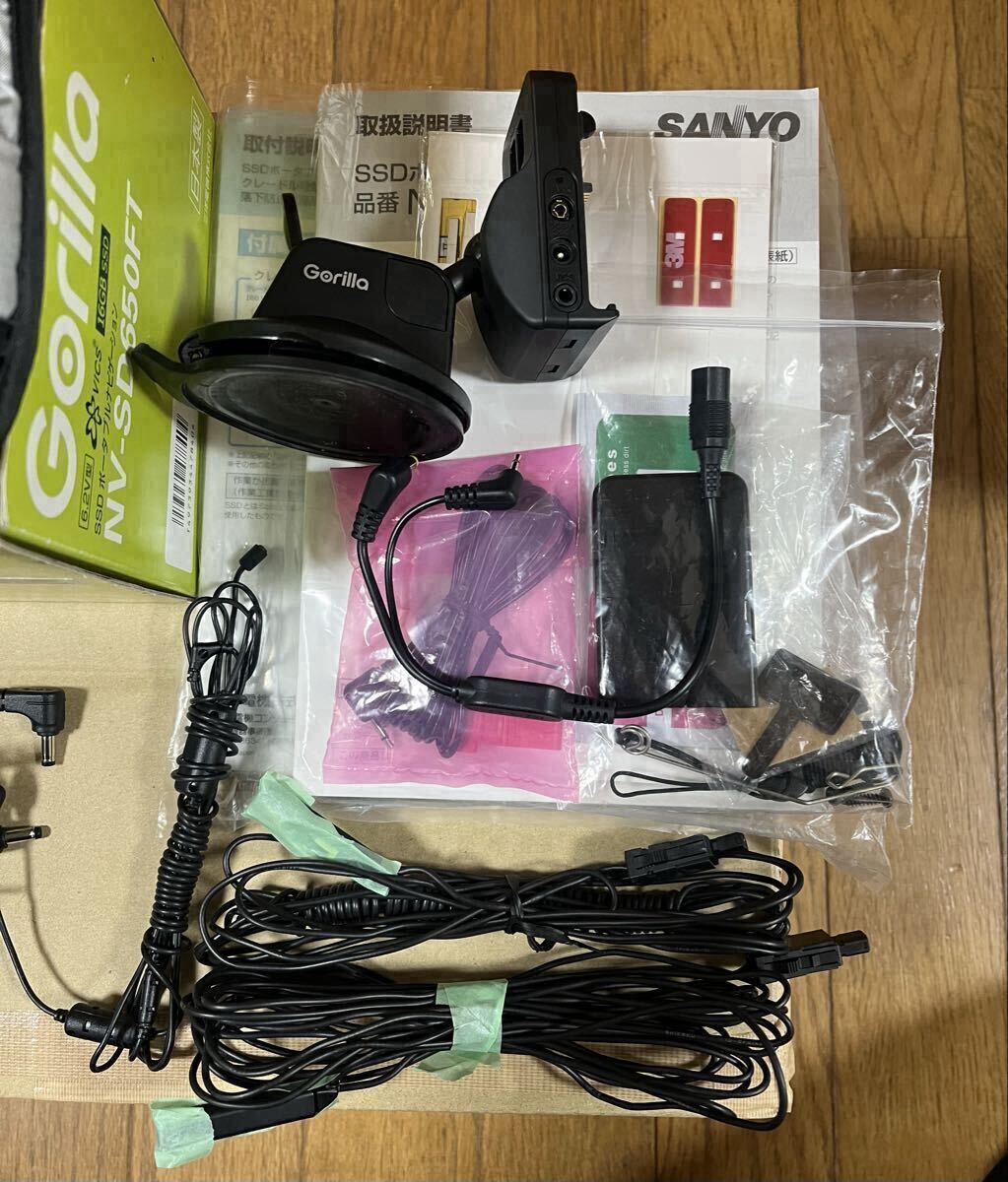 навигационная система Gorilla SANYO Sanyo SSD портативный navi NV-SD650FT 6.2V type 2010 год производства цифровое радиовещание Full seg SD карта FM передатчик