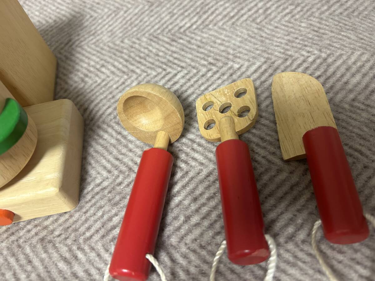 ニチガン　木のおもちゃ　マイファーストクッキング　送料込み_画像4