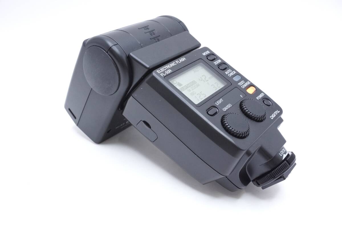 【美品】▽OLYMPUS オリンパス ELECTRONIC FLASH FL-50R(ケース付)_画像6