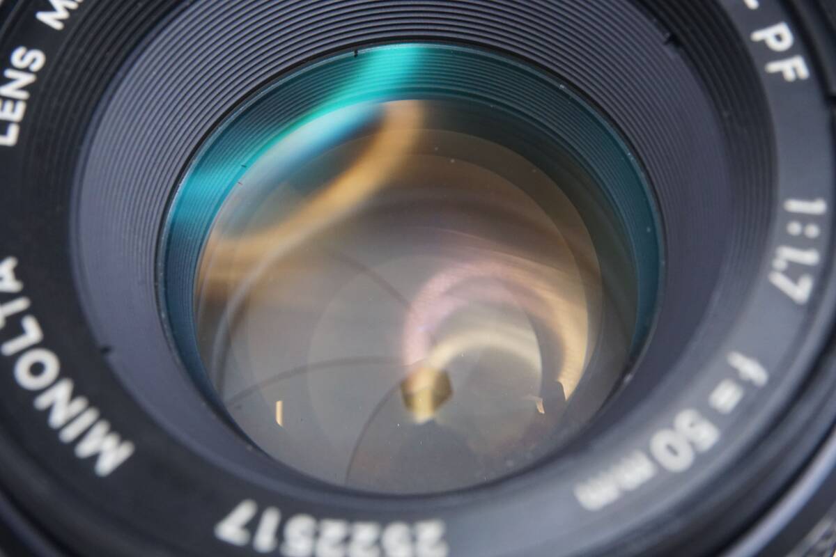 ☆MINOLTA ミノルタ MC ROKKOR-PF 50mm F1.7_画像4