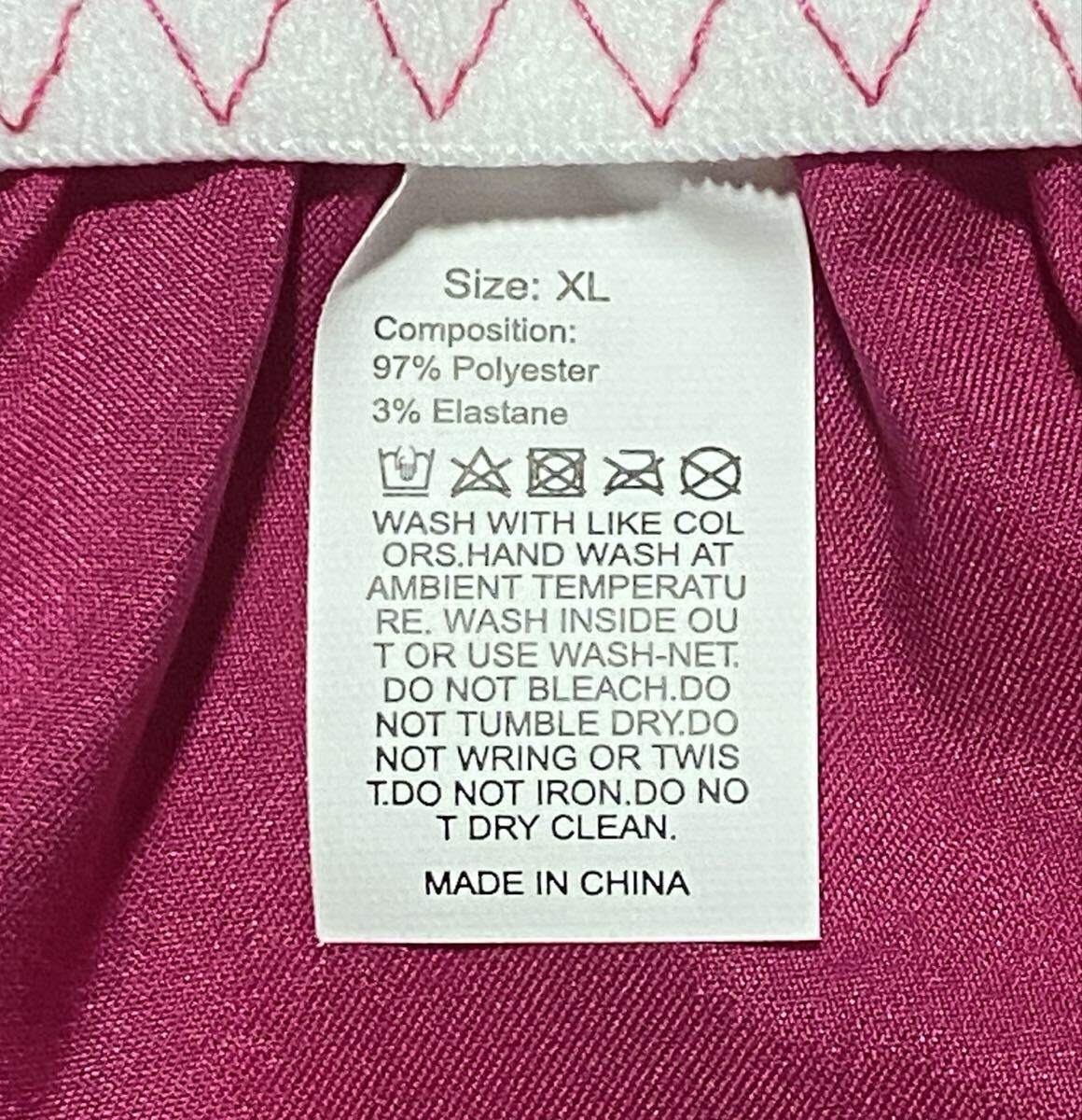 終No772 レースショーツ　6Lサイズ　特大サイズ　マゼンダ　赤紫　光沢　スベスベ_画像4