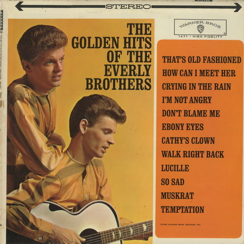 【ＬＰ】　EVERLY BROTHERS 「 THE GOLDEN HITS OF 」　　 ( WB WS-1471 )_画像1