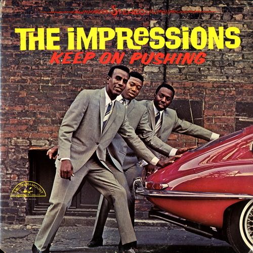 【ＬＰ】　IMPRESSIONS 「 KEEP ON PUSHING 」 ( ABC ABCS-493 )_画像1