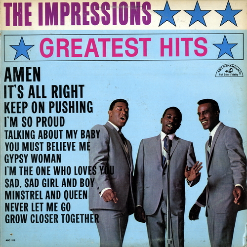 【ＬＰ】　IMPRESSIONS 「 GREATEST HITS 」 ( ABC ABC-515 )_画像1