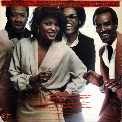 【ＬＰ】　IMPRESSIONS 「 COME TO MY PARTY 」 ( 20TH CENT 596 )_画像2