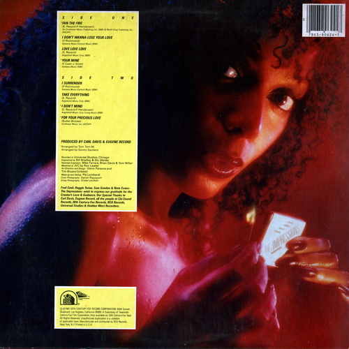 【ＬＰ】　IMPRESSIONS 「 FAN THE FIRE 」 ( 20TH CENT 624 )_画像2