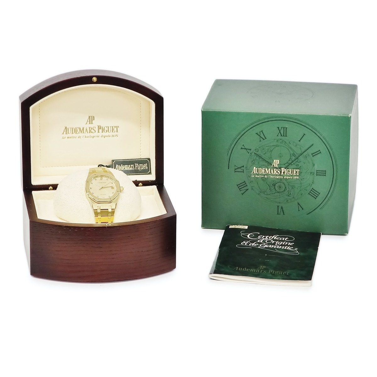 【3年保証】 オーデマピゲ ロイヤルオーク 14700BA.789 OH済 K18YG無垢 純正ダイヤ イエローゴールド デイト 自動巻き メンズ 腕時計_画像4