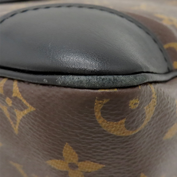 ルイヴィトン ショルダーバッグ オデオン NM MM モノグラムキャンバス M45352 茶 黒_画像4