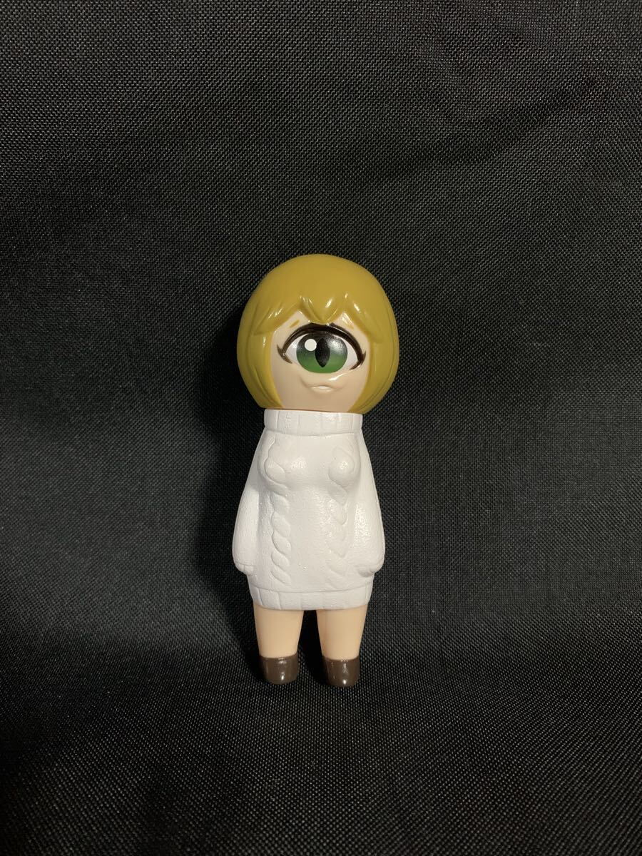 ソフビ　サンガッツ本舗 単眼娘 もなか 編　ニット　 フィギュア_画像1