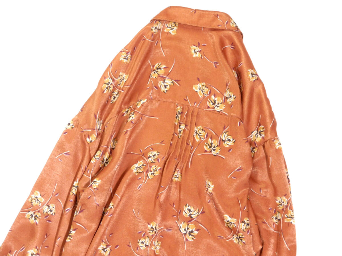 山下美月さん着用 COLLAGE GALLARDAGALANT コラージュ ガリャルダガランテ 微光沢 ヴィンテージフラワーワンピース F_画像7