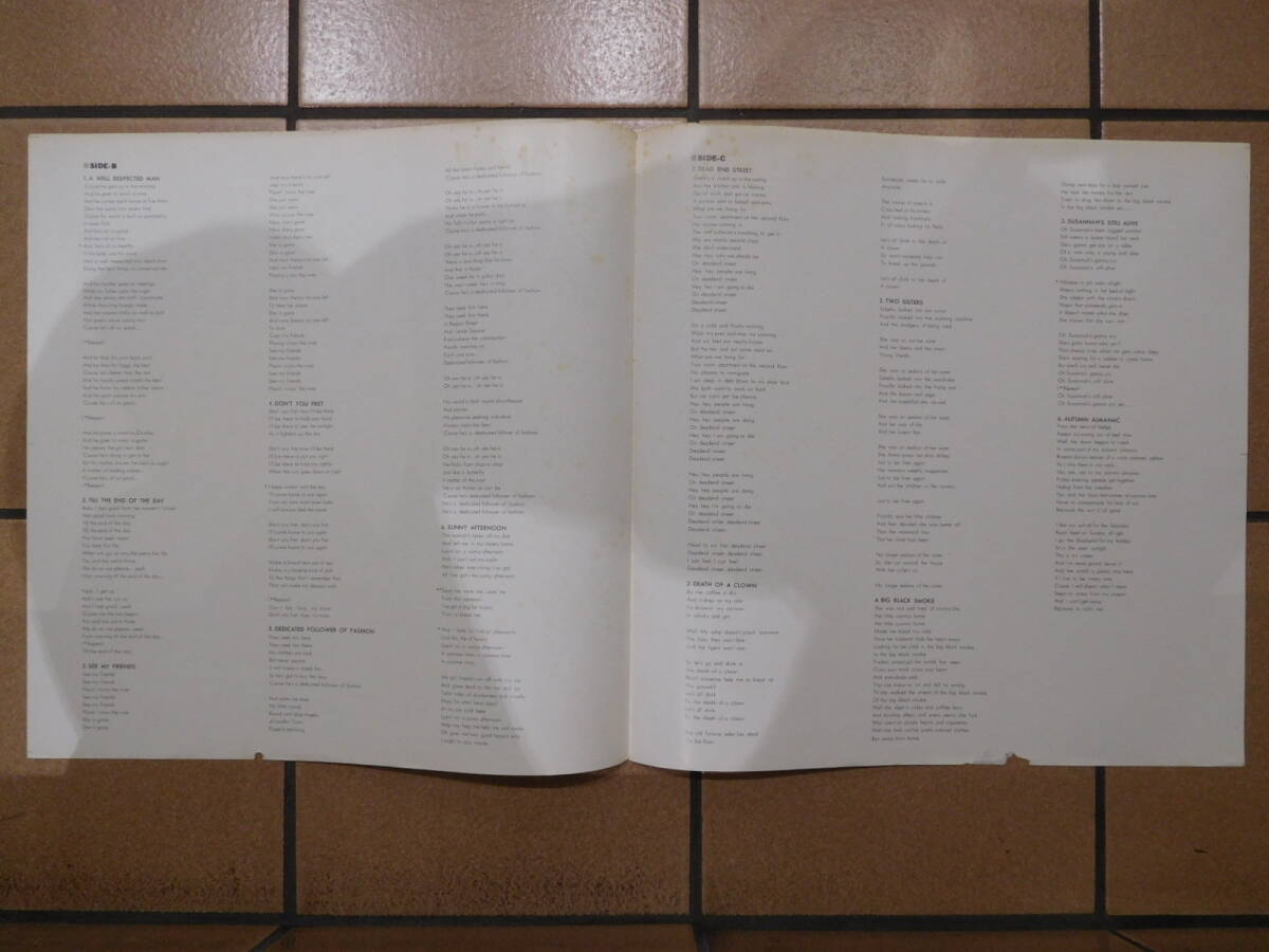 ○キンクス THE KINKS/ザ・キンクス第1・2集 帯付見開き2LPレコード ULS-113.114-Y_画像4