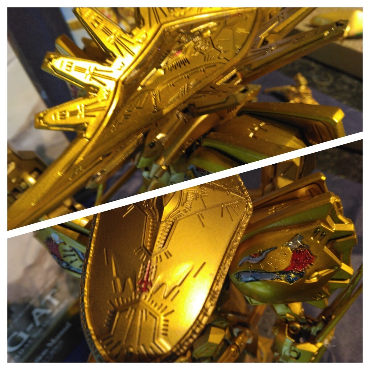 ボークス IMS ナイトオブゴールド & AT コンバート仕様 ファイブスター物語 1/100 完成品  プラモデル 完成品_画像3