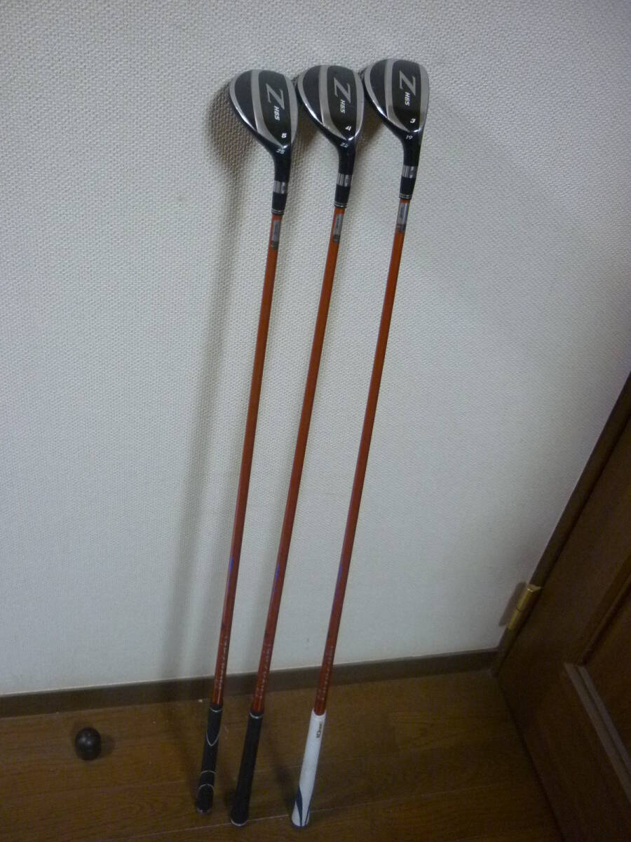 名器！ SRIXON Z H65 U3 19°+U4 22°+U5 25° S-Frex 3本セット_画像9