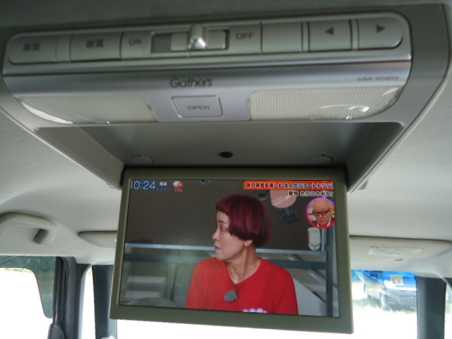 3FV1108 AEC5)) ホンダ N-BOX JF1/JF2 カスタムG 純正 ギャザズ フリップダウンモニター リモコン付 VM-108N_画像5