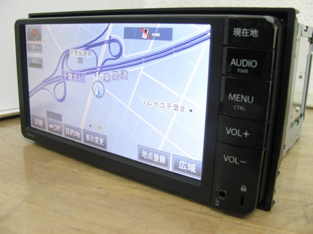 [111375-B]トヨタ純正 メモリーナビ NSCP-W64本体 地図2015年 ワンセグ地デジチューナー/Bluetooth内蔵 動作確認済_画像2