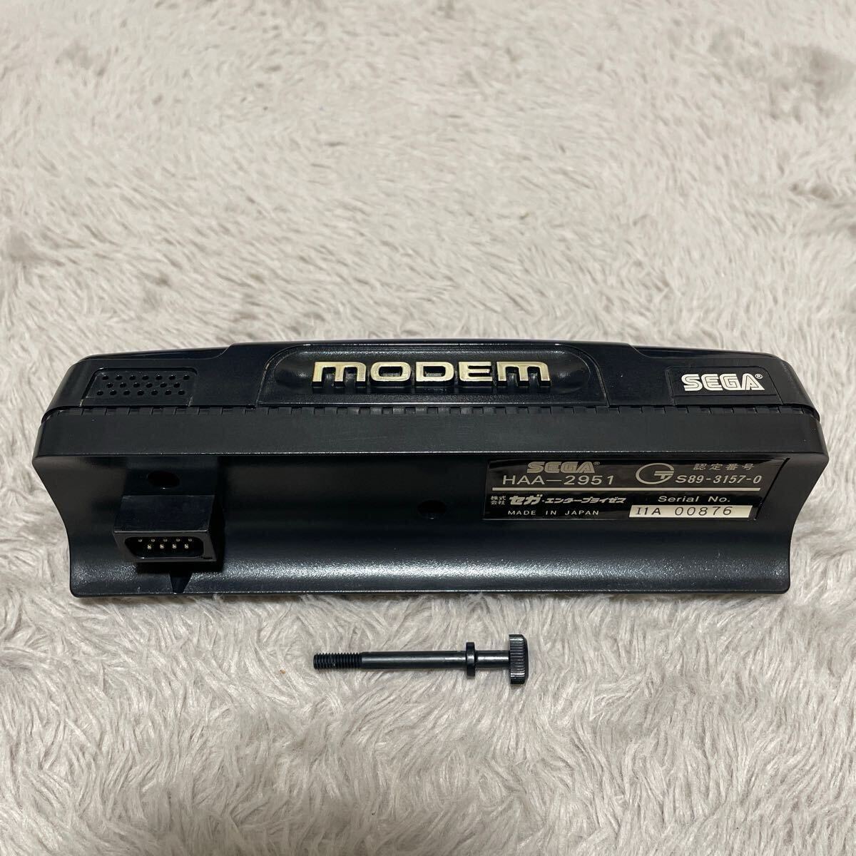 【メガモデム付】 MEGA DRIVE 本体 HAA-2510 SEGA メガドライブ HAA-2951 セガ_画像8