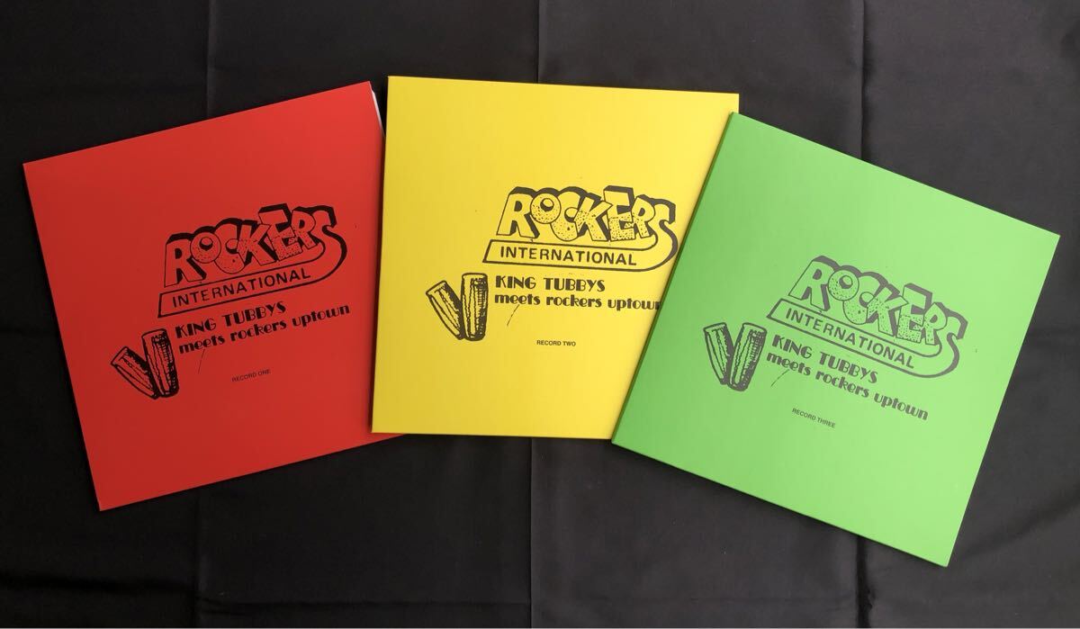ほぼ未使用盤！ 10インチ3枚組セット KING TUBBY / MEETS ROCKERS UPTOWN スペシャルBOX リイシュー ブックレット付 DUB名盤！US cut_画像3