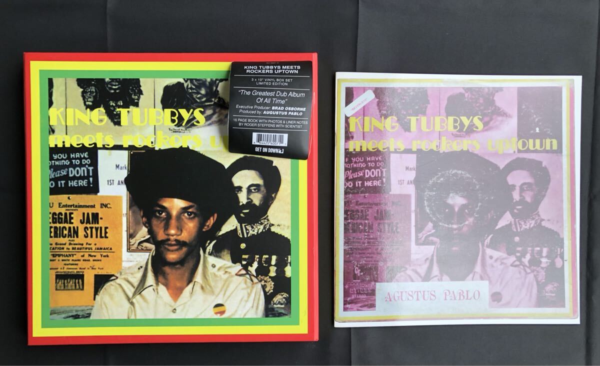 ほぼ未使用盤！ 10インチ3枚組セット KING TUBBY / MEETS ROCKERS UPTOWN スペシャルBOX リイシュー ブックレット付 DUB名盤！US cut_画像1