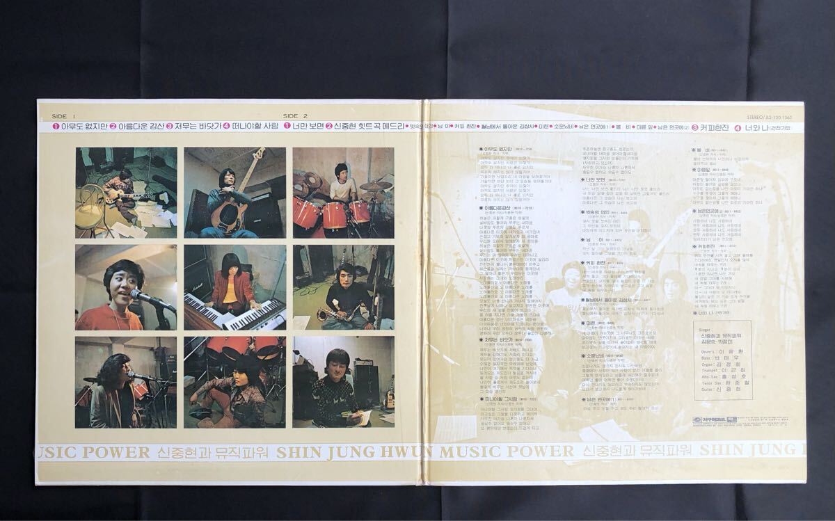 韓ロック・サイケデリック！ SHIN JOONG HYUN & MUSIC POWER (シン・ジュンヒョン&ミュージックパワー / 第1集) 1980年 1st PS LP_画像3