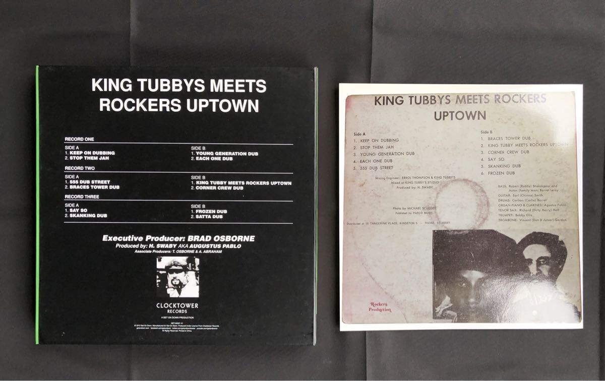 ほぼ未使用盤！ 10インチ3枚組セット KING TUBBY / MEETS ROCKERS UPTOWN スペシャルBOX リイシュー ブックレット付 DUB名盤！US cut_画像2