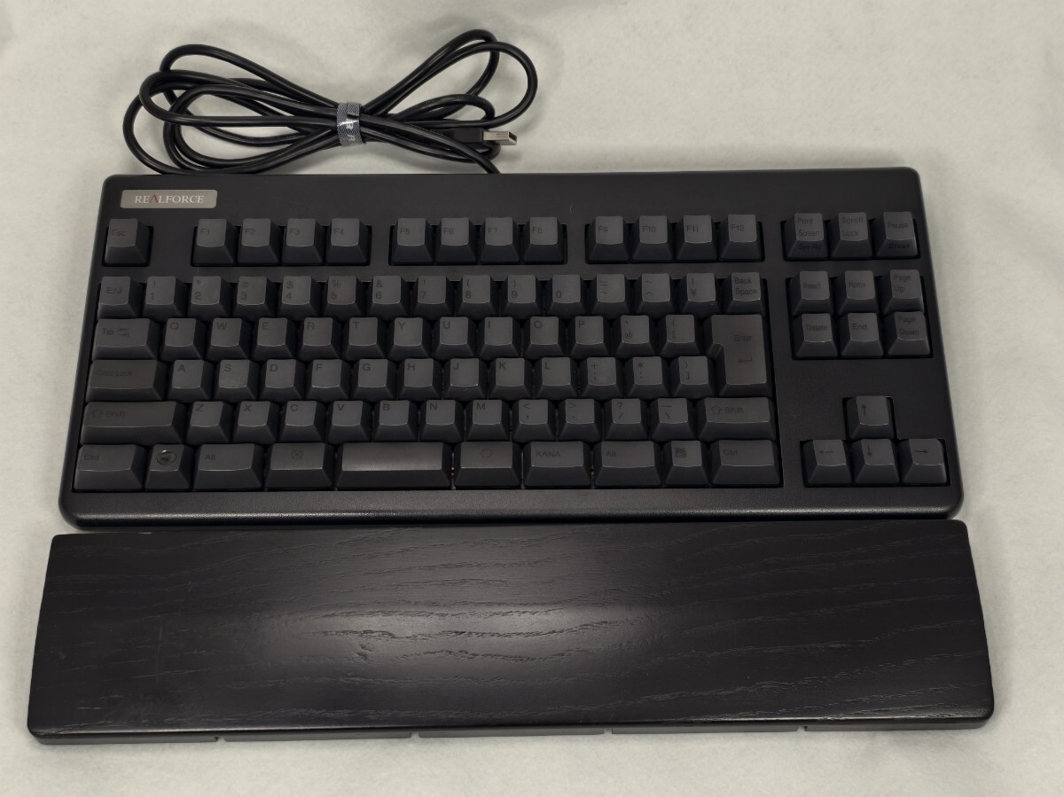 【送料無料】Realforce 91UDK-G テンキーレス・ALL45g・日本語配列・黒 静電容量無接点_画像1