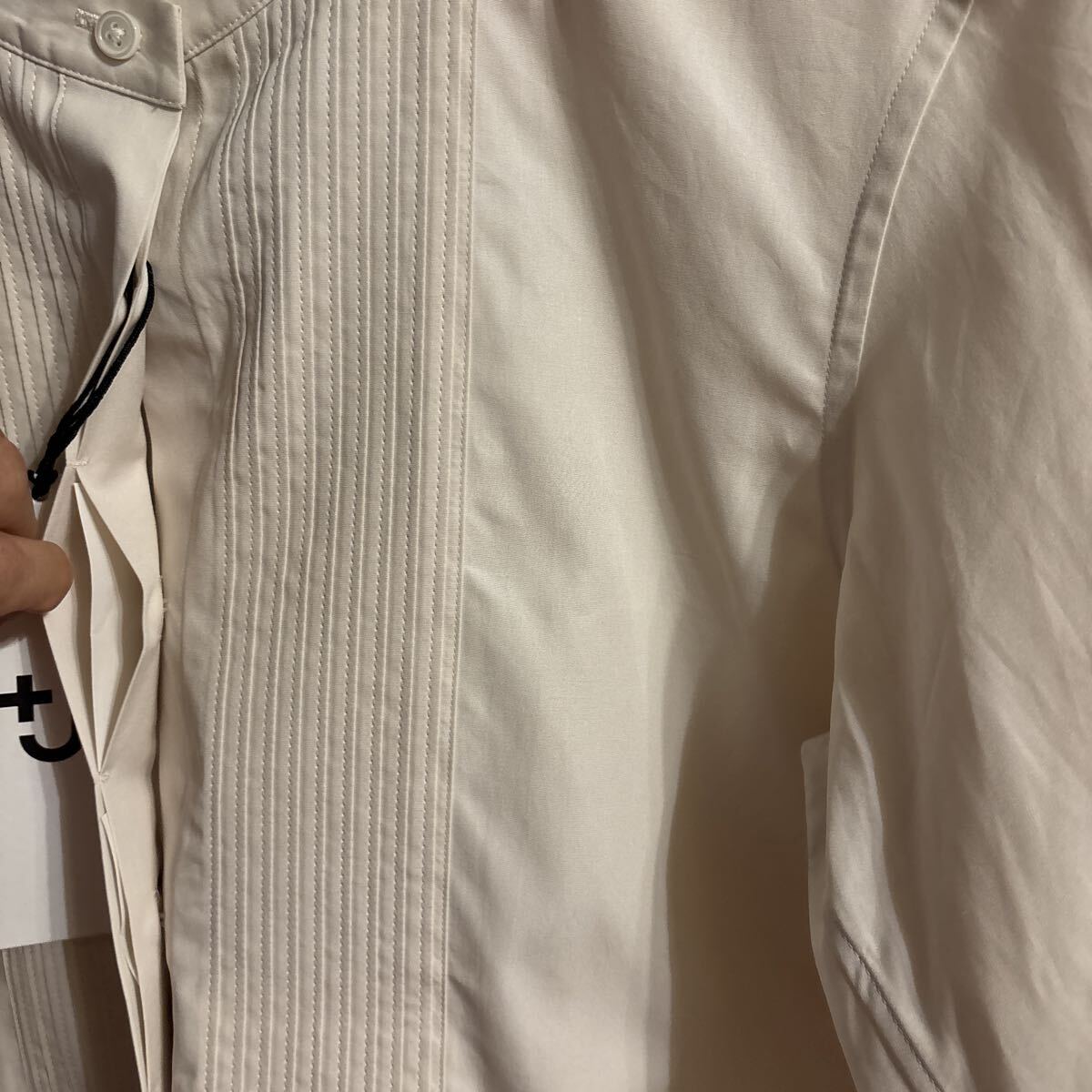 未使用　+J uniqlo 長袖シャツ　 ブラウス　色(natural) レディース　Sサイズ_画像7